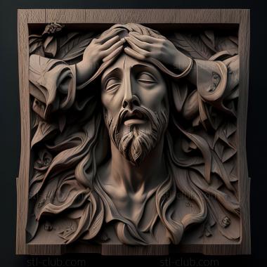 3D model st jesus (STL)